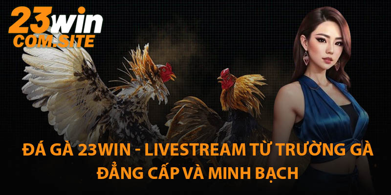 Đá Gà 23WIN - Livestream Từ Trường Gà Đẳng Cấp